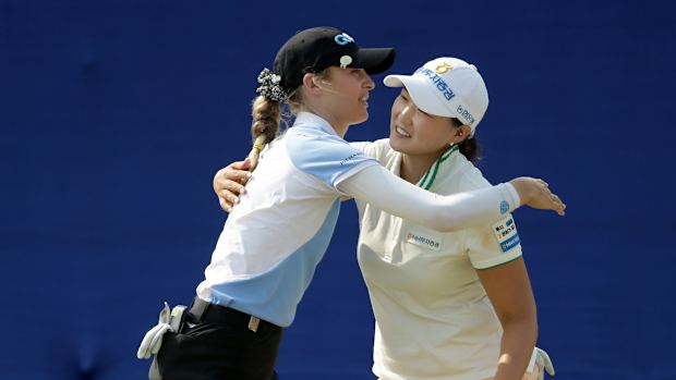 2020 ANA Inspiration final round Jessica Korda and Mirim Lee